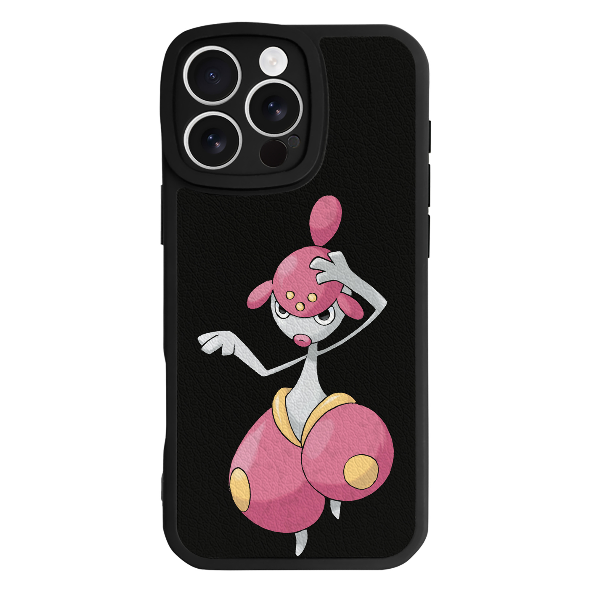 （画像用） ポケットモンスター Pokémon 【iPhone 16シリーズ対応】シリコンスマホケース（レザー調） 材質：シリコン